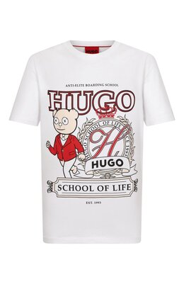 HUGO: Хлопковая футболка 