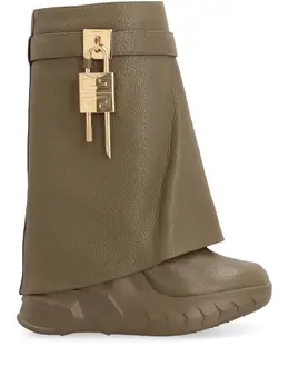 Givenchy: Светлые ботинки  Lock