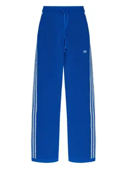 adidas: Голубые брюки 