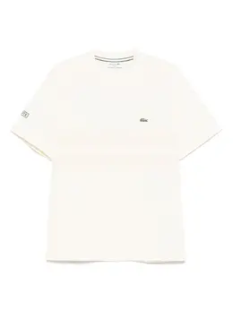 Lacoste: Бежевая футболка 