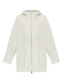 Moncler: Светлый пуховик 