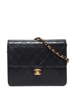 CHANEL Pre-Owned: Чёрная сумка 