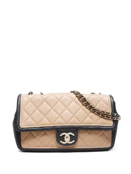 CHANEL Pre-Owned: Бежевая сумка 