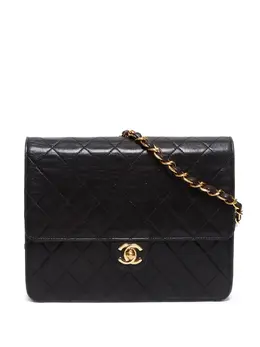 CHANEL Pre-Owned: Чёрная сумка 