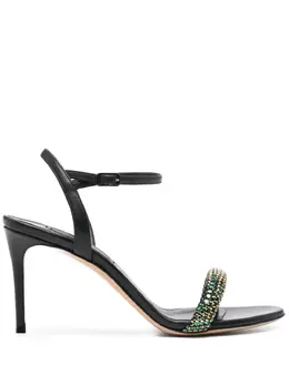 Casadei: Чёрные сандалии 