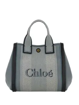 Chloé: Светлая сумка-шоппер 