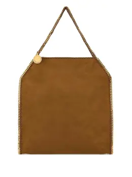 Stella McCartney: Коричневая сумка-шоппер  Falabella