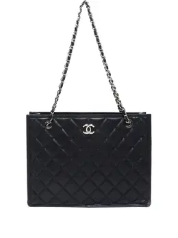 CHANEL Pre-Owned: Чёрная сумка 