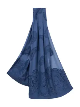 ETRO: Синий шарф 