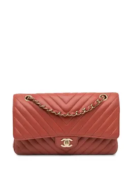 CHANEL Pre-Owned: Оранжевая сумка 