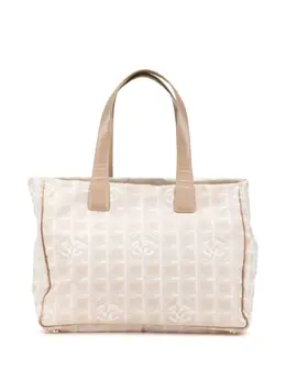 CHANEL Pre-Owned: Коричневая сумка-шоппер 