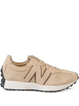 New Balance: Бежевые кроссовки  327