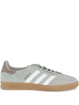 adidas: Зелёные кроссовки  Gazelle