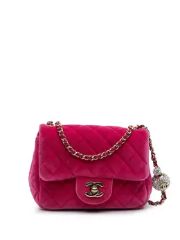 CHANEL Pre-Owned: Розовая сумка через плечо 
