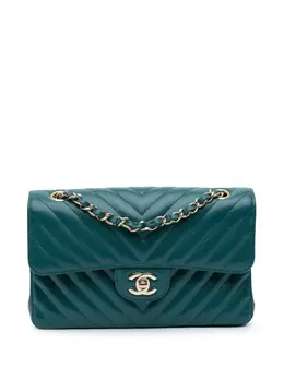 CHANEL Pre-Owned: Голубая сумка 