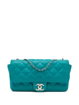 CHANEL Pre-Owned: Зелёная сумка 