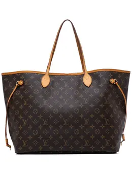 Louis Vuitton Pre-Owned: Коричневая сумка-шоппер 