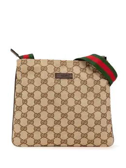 Gucci Pre-Owned: Коричневая сумка через плечо 