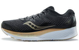 Saucony: Чёрные кроссовки  Ride ISO 2