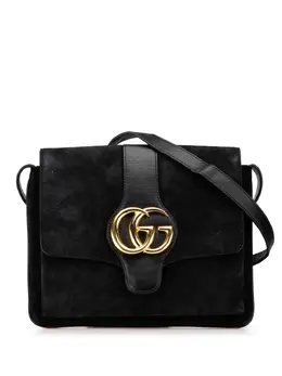Gucci Pre-Owned: Чёрная сумка через плечо 