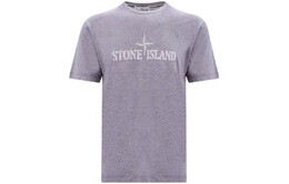 Stone Island: Фиолетовая футболка 