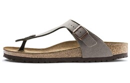 Birkenstock: Серые шлёпанцы  Gizeh