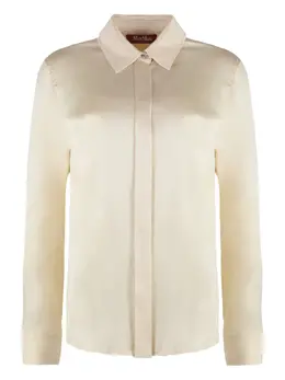 Max Mara: Атласная рубашка 