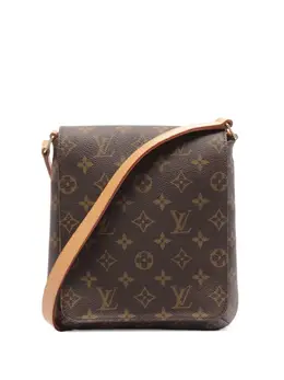 Louis Vuitton Pre-Owned: Коричневая сумка через плечо 