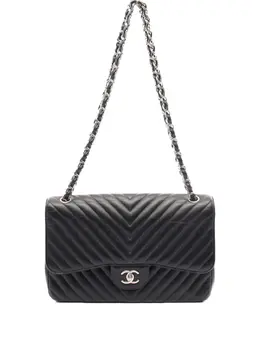 CHANEL Pre-Owned: Чёрная сумка 