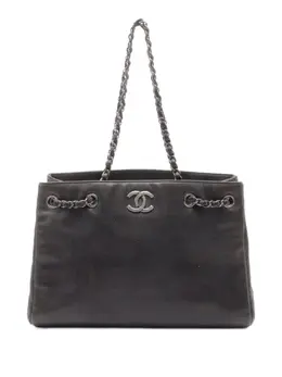 CHANEL Pre-Owned: Тёмная сумка 