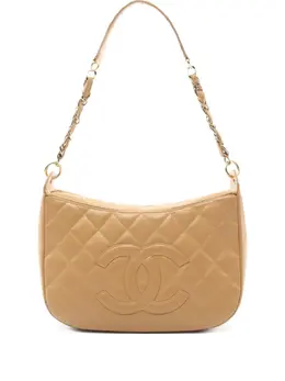 CHANEL Pre-Owned: Бежевая сумка 
