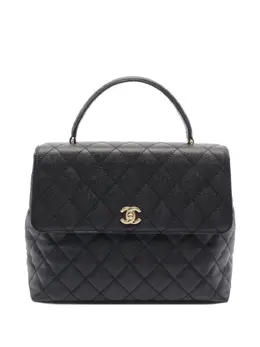 CHANEL Pre-Owned: Чёрная сумка 