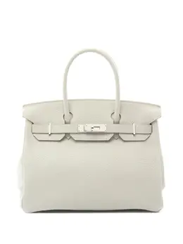 Hermès Pre-Owned: Серебристая сумка 