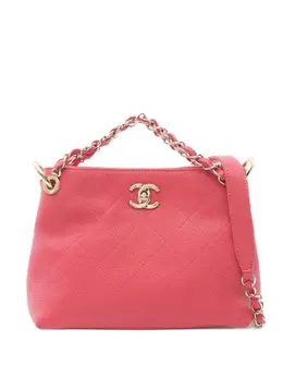 CHANEL Pre-Owned: Розовая сумка 