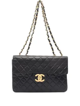 CHANEL Pre-Owned: Чёрная сумка 