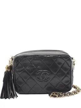 CHANEL Pre-Owned: Чёрная сумка 