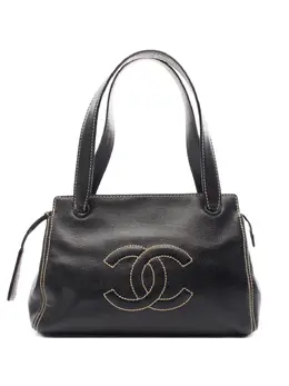 CHANEL Pre-Owned: Чёрная сумка 