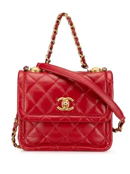 CHANEL Pre-Owned: Красная сумка 