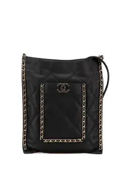CHANEL Pre-Owned: Чёрная сумка 