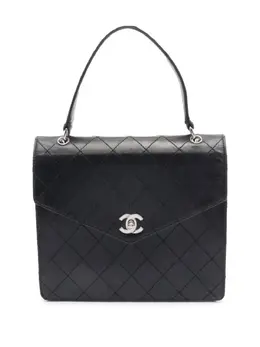 CHANEL Pre-Owned: Чёрная сумка 