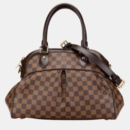 Louis Vuitton: Коричневая сумка 