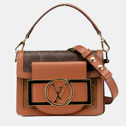 Louis Vuitton: Коричневая сумка 