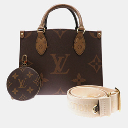 Louis Vuitton: Коричневая сумка 