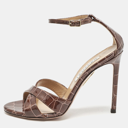 Aquazzura: Коричневые сандалии 