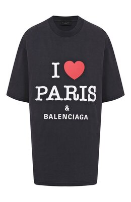 Balenciaga: Хлопковая футболка 