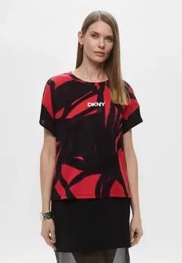 DKNY: Многоцветная футболка 