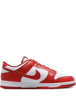 Nike: Красные кроссовки  Dunk Low