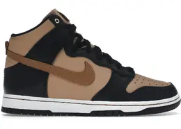 Nike: Коричневые кроссовки  Dunk High