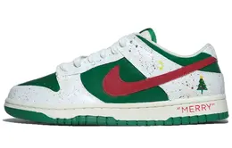 Nike: Зелёные кроссовки  Dunk