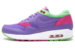 Nike: Фиолетовые кроссовки  Air Max 1